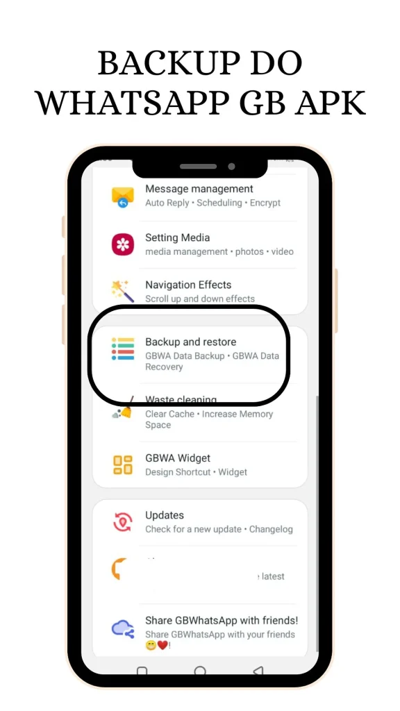 Backup do WhatsApp GB APK