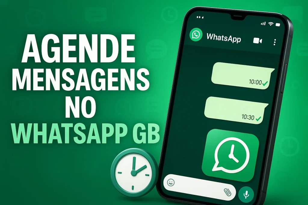 Como Agendar Mensagens no WhatsApp GB? 1 Como Agendar Mensagens no WhatsApp GB