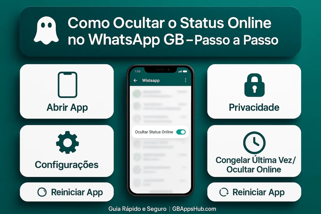 Como ocultar o status online no WhatsApp GB? 2 Como Ocultar o Status Online no WhatsApp GB