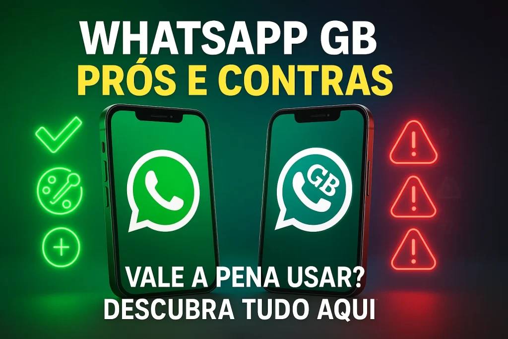 WhatsApp GB Prós e Contras