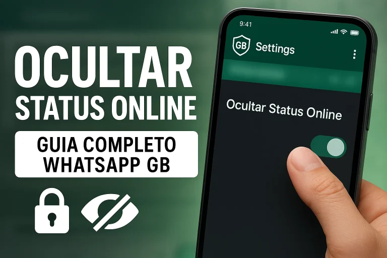 Como ocultar o status online no WhatsApp GB? 3 ocultar o status online no WhatsApp GB