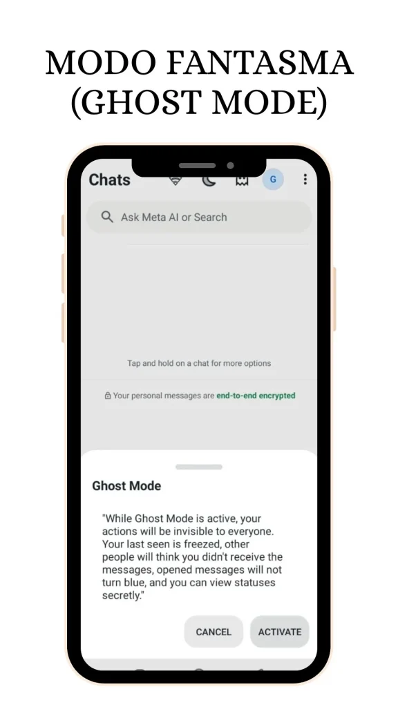 whatsapp gb Atualizada Modo Fantasma (Ghost Mode)