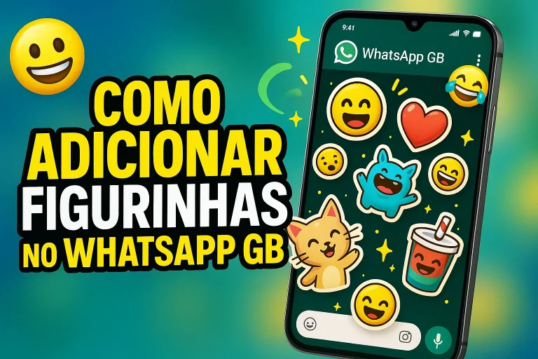 Como Adicionar Figurinhas no WhatsApp GB