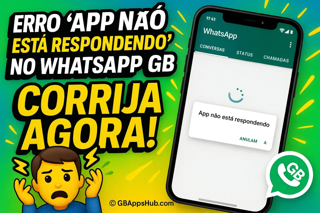 Como Corrigir o Erro “App Não Está Respondendo” no WhatsApp GB